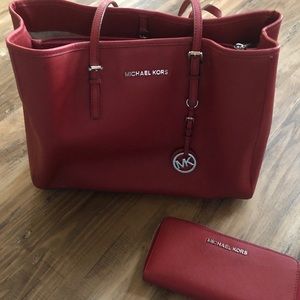 Michael Kors purse and wallet